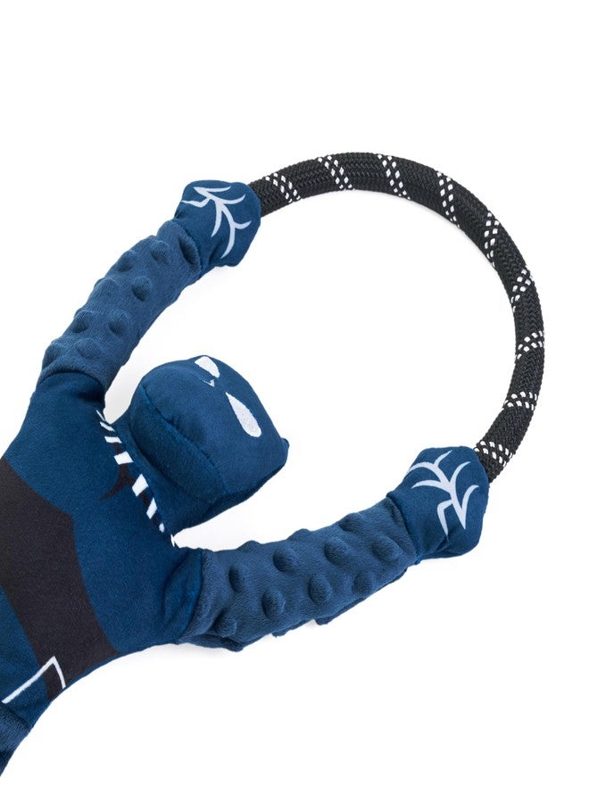 ZippyPaws RopeTugz Dog Toy, Durable Rope for Tugging and Chewing, Plush Body with Squeaker, Black Panther - Image 3